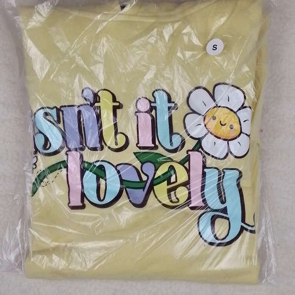 NIP REVOLVE BSR Samii Ryan Isn't it Lovely Hoodie Size Small in Yellow - Picture 3 of 10